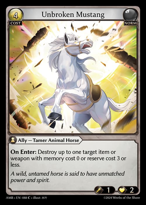 Unbroken Mustang