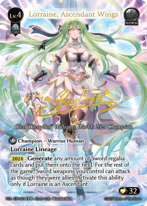 Lorraine, Ascendant Wings