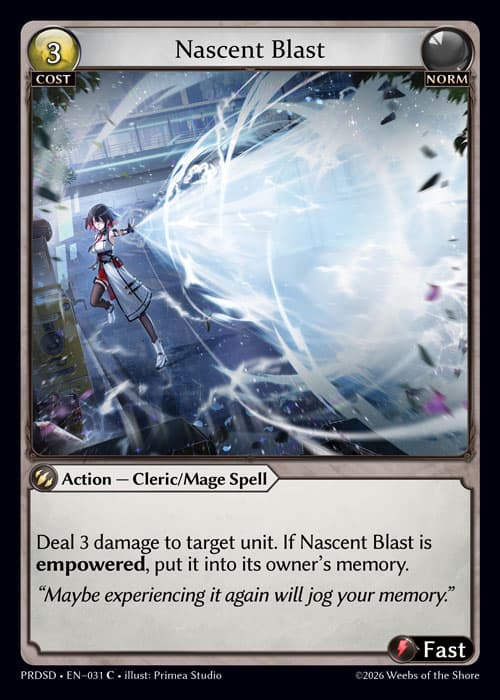Nascent Blast