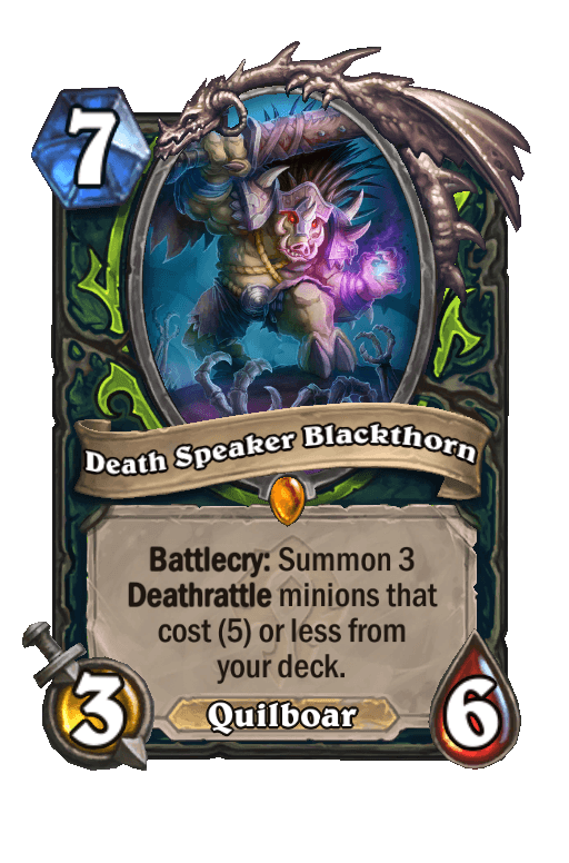Death Speaker Blackthorn