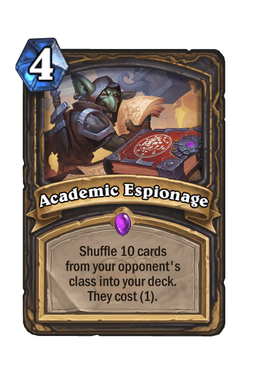 Academic Espionage