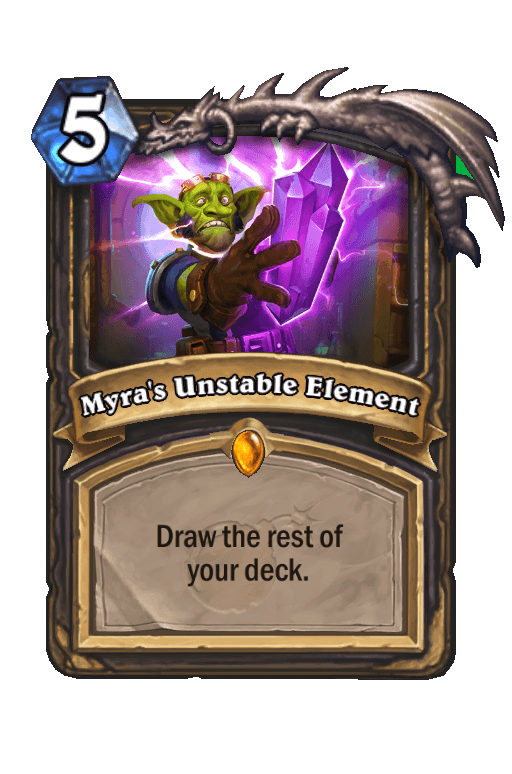 Myra's Unstable Element