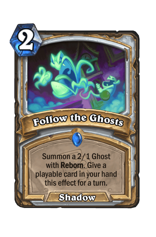 Follow the Ghosts
