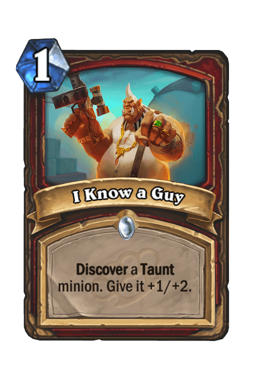 I Know a Guy