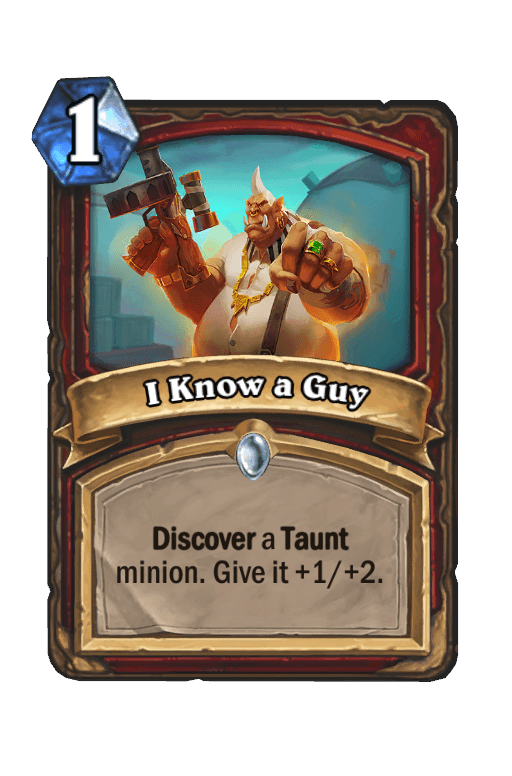 I Know a Guy