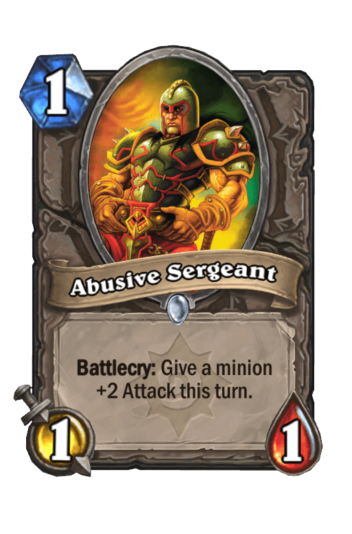 Abusive Sergeant