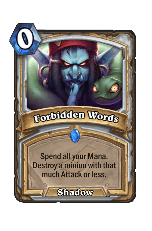 Forbidden Words