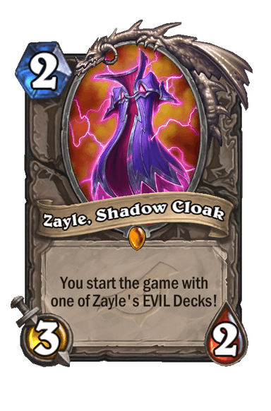 Zayle, Shadow Cloak