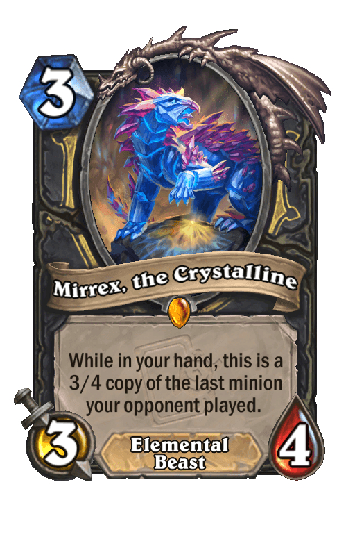 Mirrex, the Crystalline