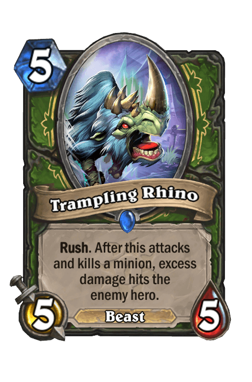 Trampling Rhino