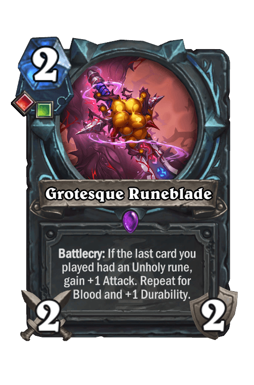 Grotesque Runeblade