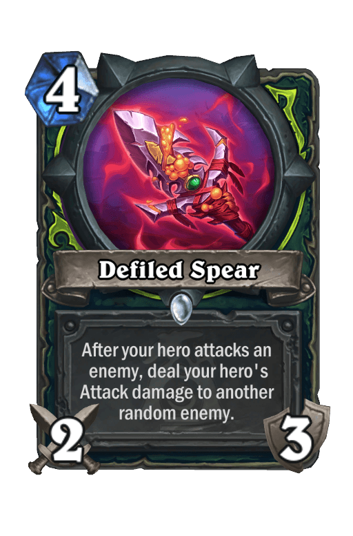 Defiled Spear