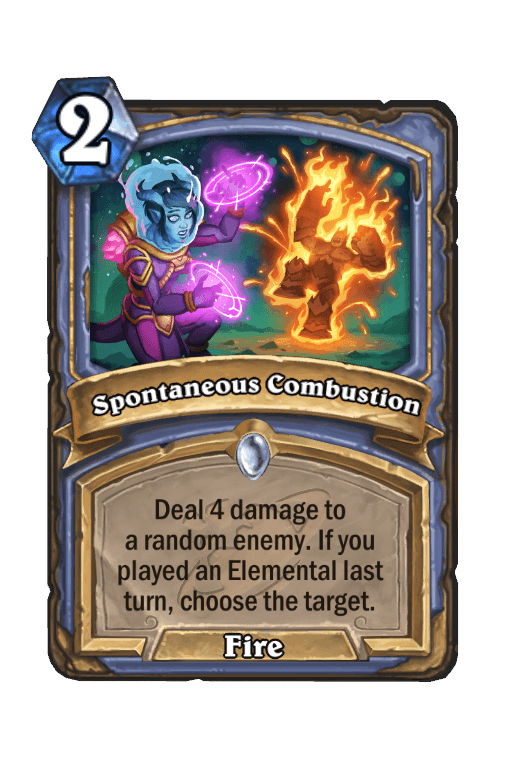 Spontaneous Combustion