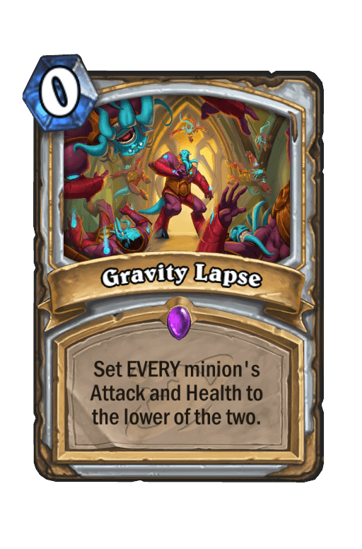 Gravity Lapse
