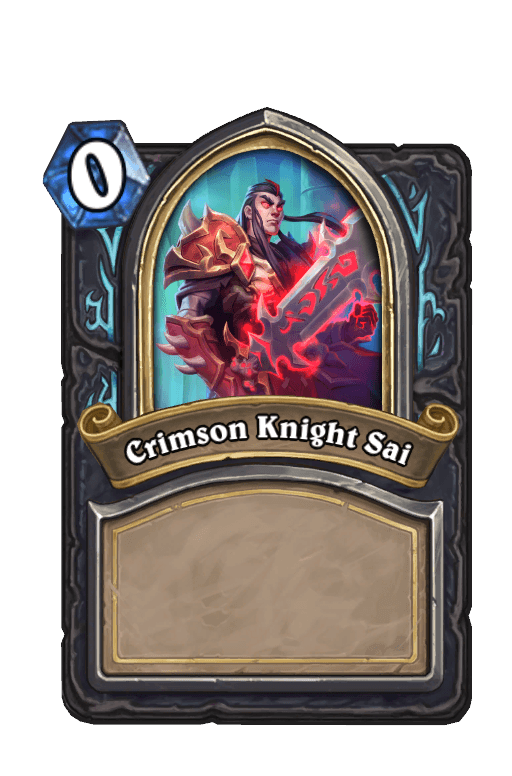 Crimson Knight Sai