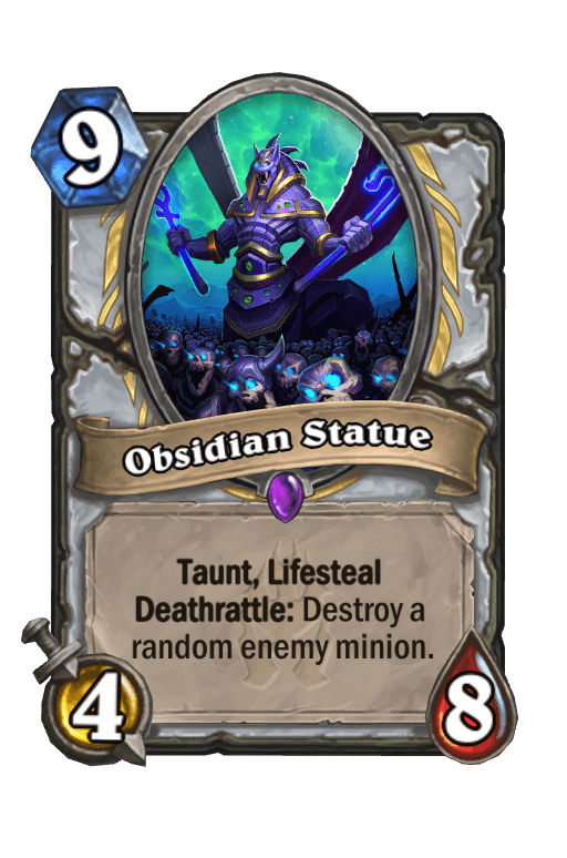 Obsidian Statue