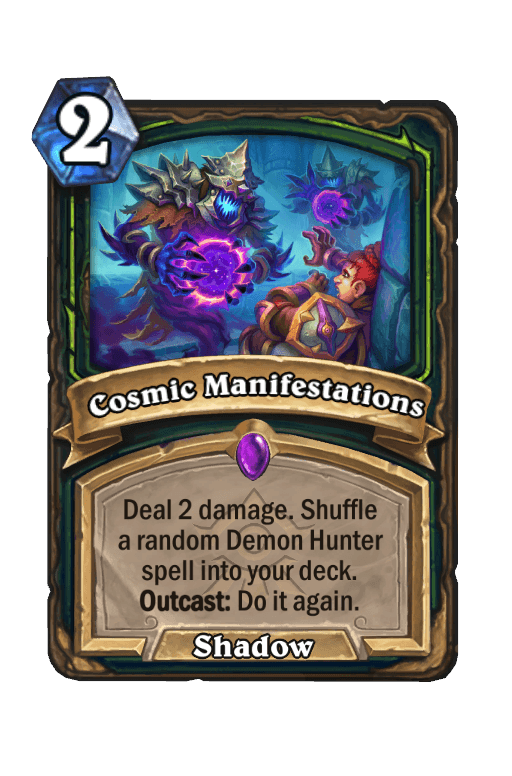 Cosmic Manifestations
