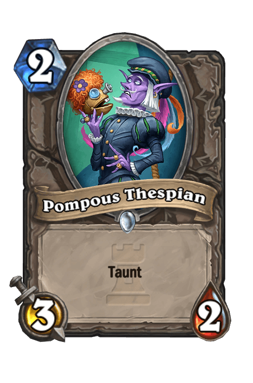 Pompous Thespian