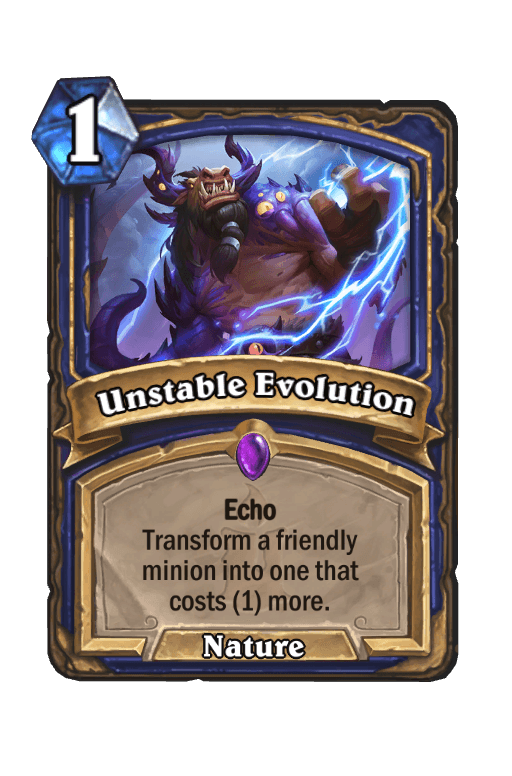 Unstable Evolution