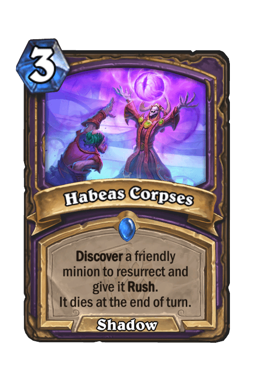 Habeas Corpses