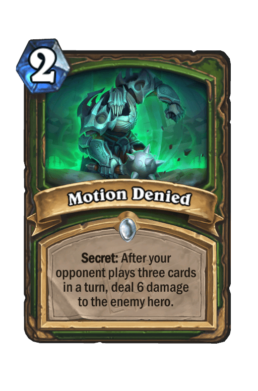Motion Denied