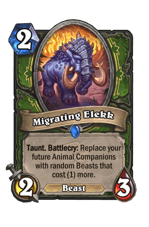 Migrating Elekk