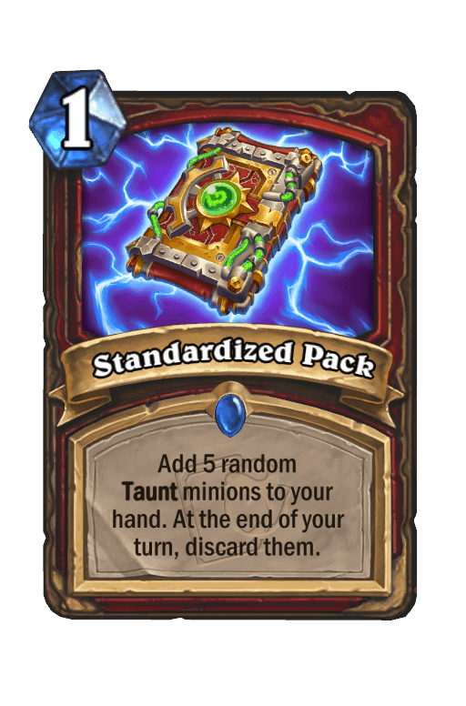 Standardized Pack