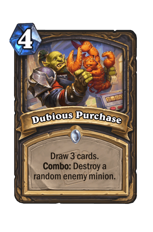 Dubious Purchase