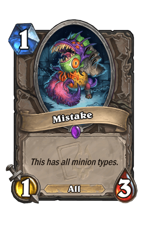 Mistake
