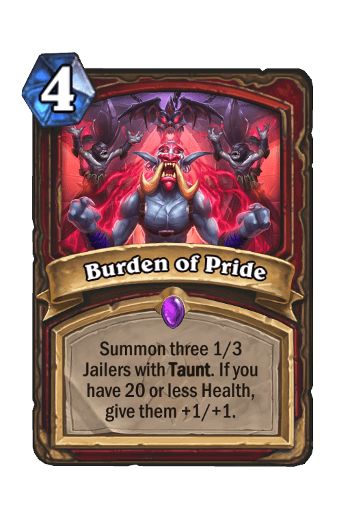 Burden of Pride