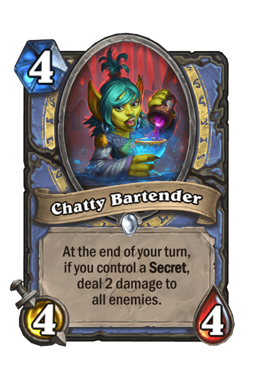 Chatty Bartender