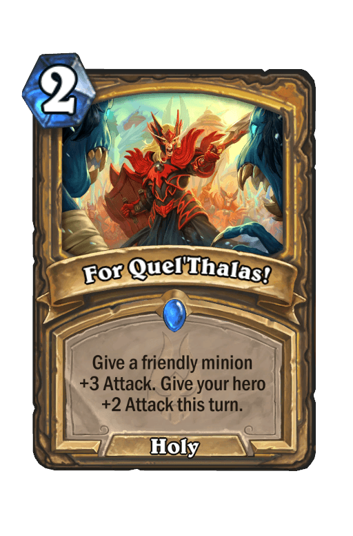 For Quel'Thalas!