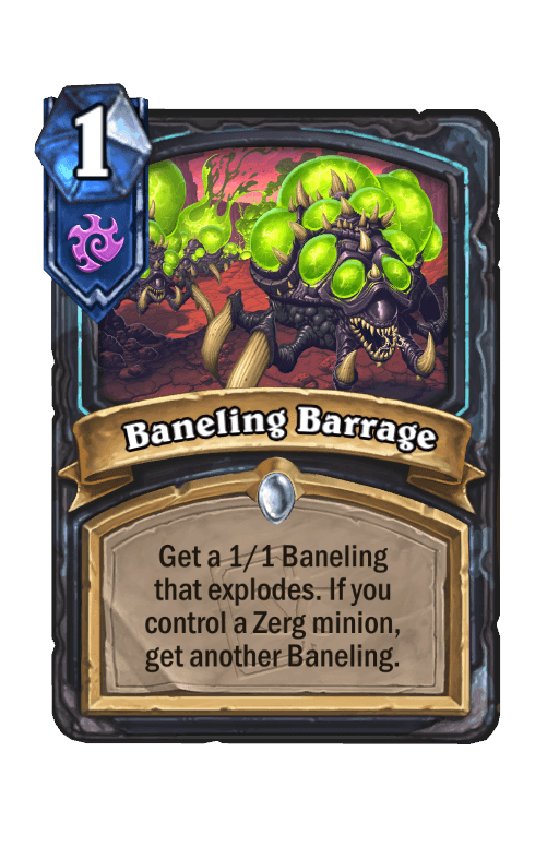 Baneling Barrage