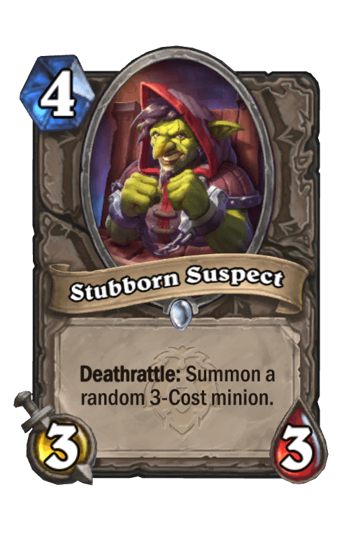 Stubborn Suspect