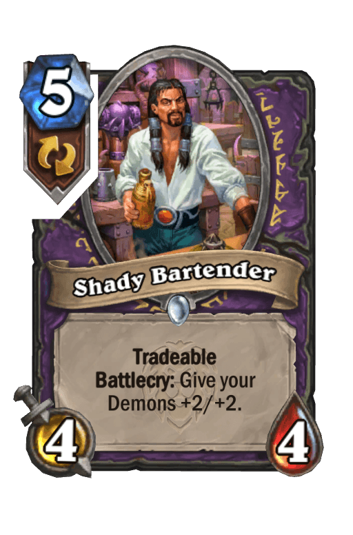 Shady Bartender