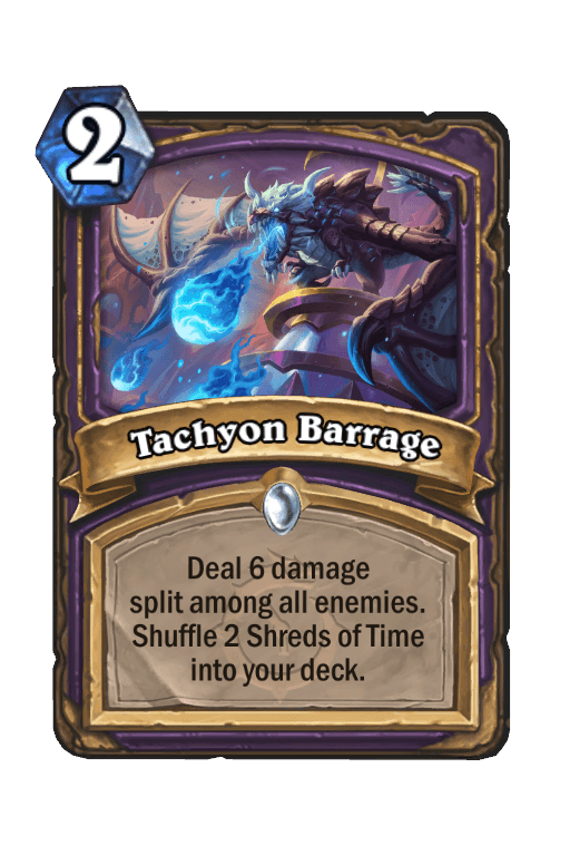 Tachyon Barrage