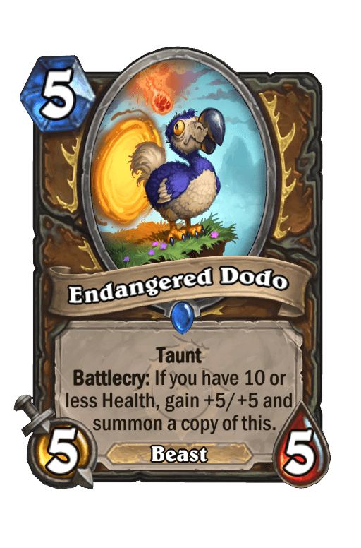 Endangered Dodo