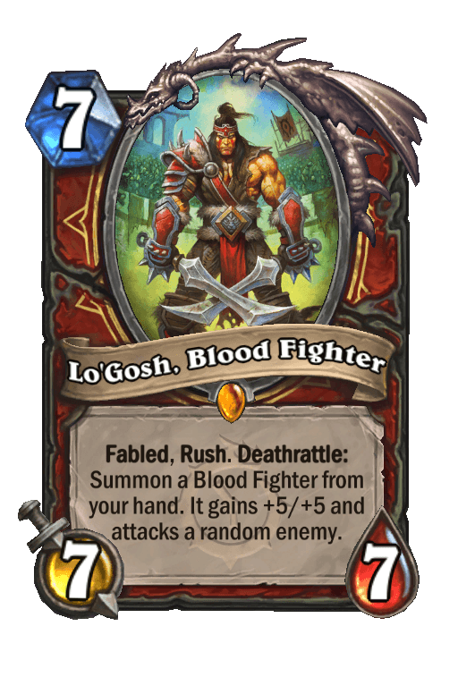 Lo'Gosh, Blood Fighter