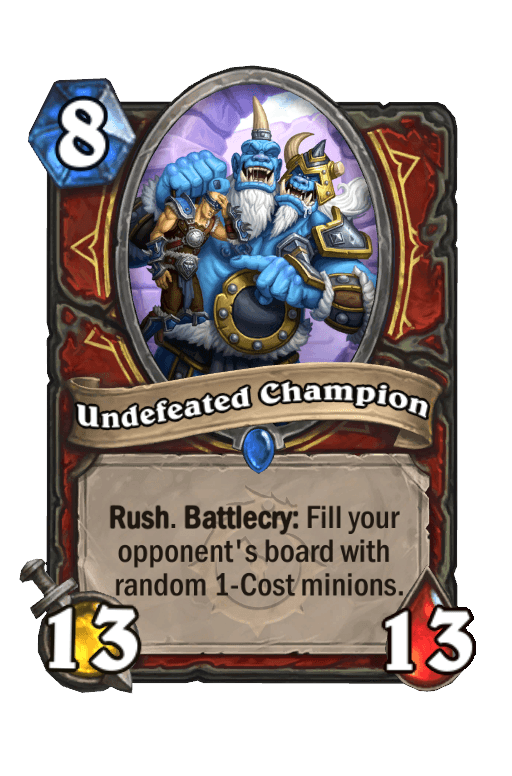 Undefeated Champion