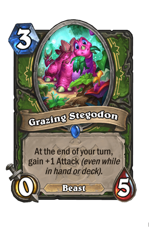 Grazing Stegodon