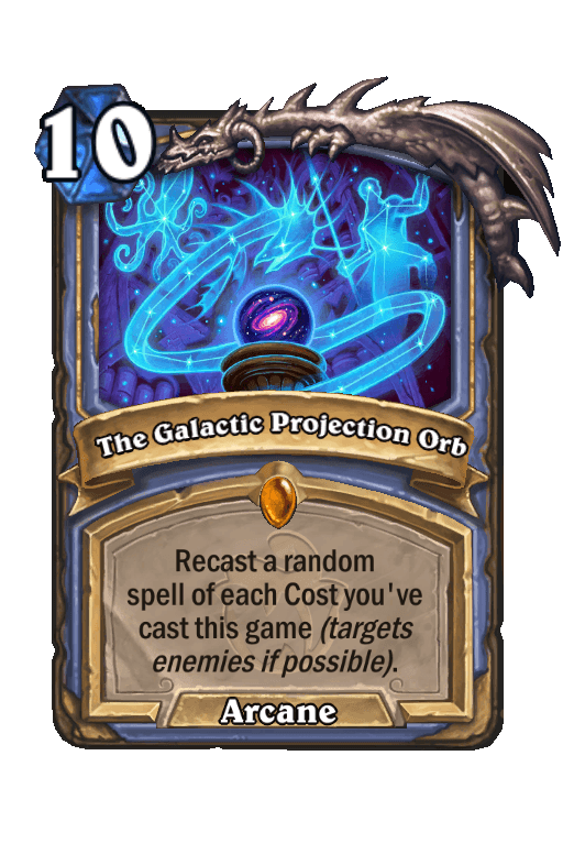 The Galactic Projection Orb