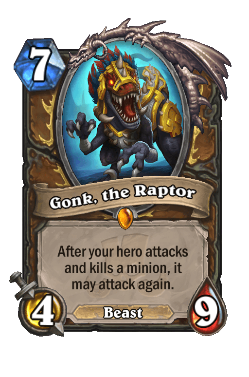 Gonk, the Raptor