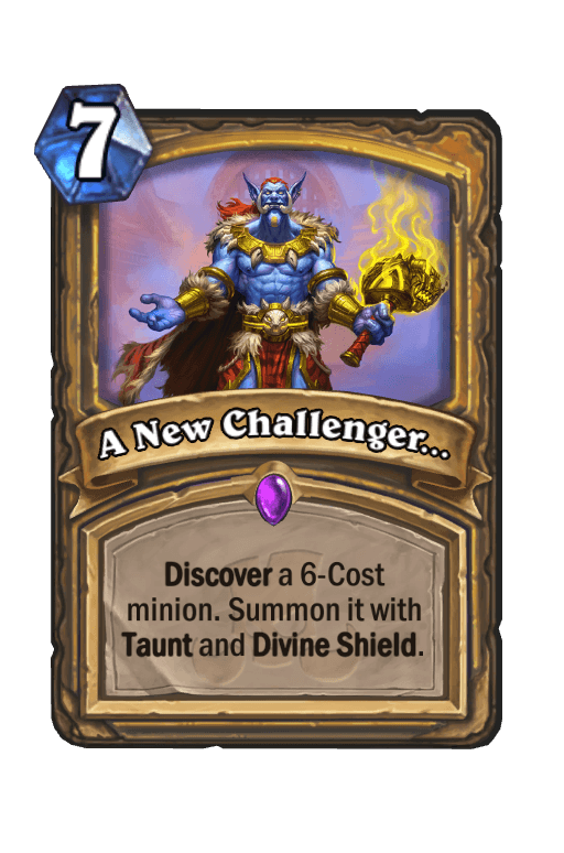 A New Challenger...