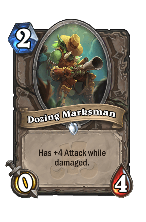 Dozing Marksman
