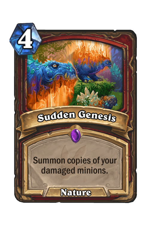 Sudden Genesis
