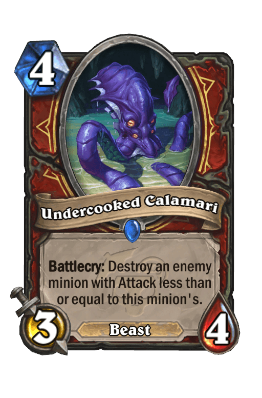 Undercooked Calamari