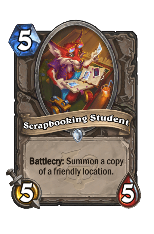 Scrapbooking Student
