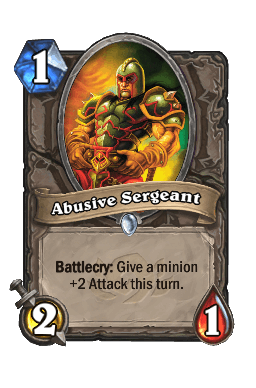 Abusive Sergeant