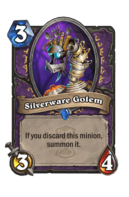 Silverware Golem
