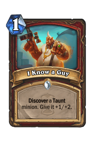 I Know a Guy
